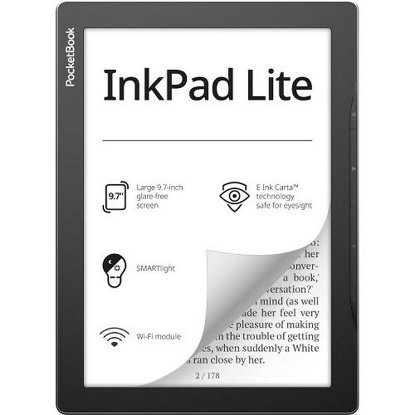 E-bralnik POCKETBOOK InkPad Lite, 9,7" Touch, 8GB, WiFi, črno-sivi