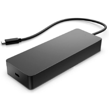 Dokovna postaja HP Universal USB-C Multiport Hub, USB-C, HDMI 2.0, DP 1.2, USB-A x2, USB-C, RJ45, črna