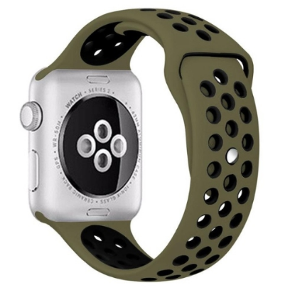 Pašček BELINE Design 22mm, črno-zeleni