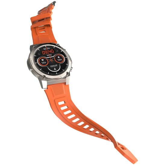 Pašček HIFUTURE, 22mm, silikonski, oranžni