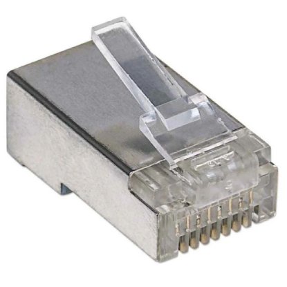 STP konektor INTELLINET CAT5e RJ45, modularni, dvojni zobčasti terminal, 100 kosov