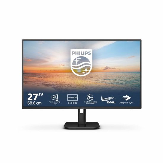 Monitor 27" PHILIPS 27E2N1110/00, FHD, IPS, 120Hz, 4ms, 300cd/m2, črn
