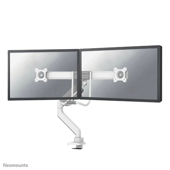 Stalak za monitor NEOMOUNTS DS75-450WH2 je stolni nosilec zasnovan za dva monitorja do 32
