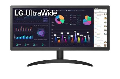 Monitor 26" LG UltraWide 26WQ500-B, WFHD, IPS, 75 Hz, 5 ms, 250 cd/m2, FreeSync, črn