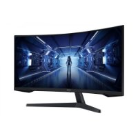Gaming monitor 34" SAMSUNG LC34G55TWWPXEN, UWQHD, VA, 165 Hz, 1 ms, 250 cd/m2, FreeSync, ukrivljen, črn