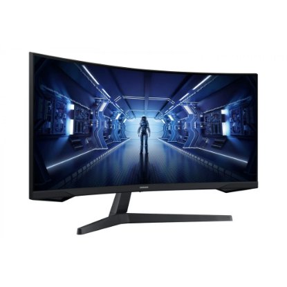 Gaming monitor 34" SAMSUNG LC34G55TWWPXEN, UWQHD, VA, 165 Hz, 1 ms, 250 cd/m2, FreeSync, ukrivljen, črn