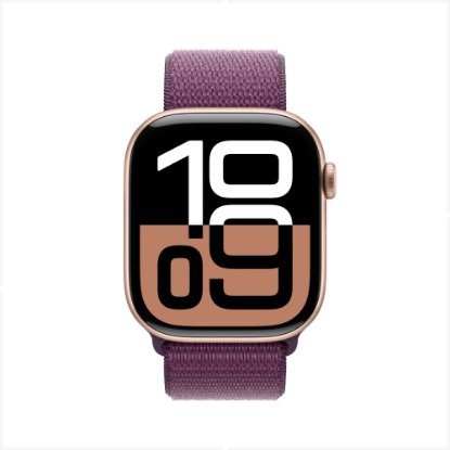 Pametna ura APPLE Watch S10 GPS, 46mm Rose Gold Alu Case with Plum Sport Loop