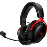 Slušalke HyperX Cloud III S Wireless, DTS, brezžične, črno-rdeče