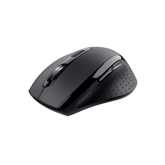 Miška TRUST Sura, optična, brezžična, 1200dpi, črna