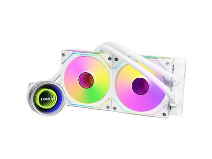 Vodno hlajenje LIAN LI GALAHAD II 240 Trinity SL-INF AiO, ARGB, CPU hlađenje, za Intel i AMD, belo
