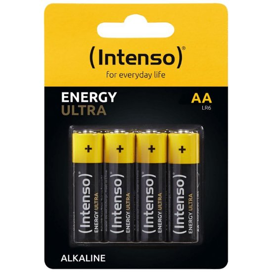 Baterije INTENSO AA LR6, alkalne, 1.5 V, 2600 mAh, 4 kosi
