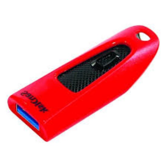 USB ključek 3.0 FLASH DRIVE, 32 GB, SANDISK Ultra, SDCZ48-032G-U46R, rdeči