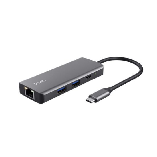 Postaja za priklop TRUST Dalyx, 6 v 1, USB-C na 2x USB 3.1, 2x USB-C, HDMI, LANAsk ChatGPT