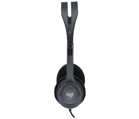 Slušalke LOGITECH Headset H111, sive