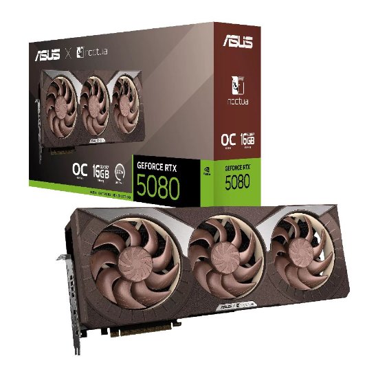 Grafična kartica ASUS GeForce RTX 5080 Noctua OC Edition, 16GB GDDR7