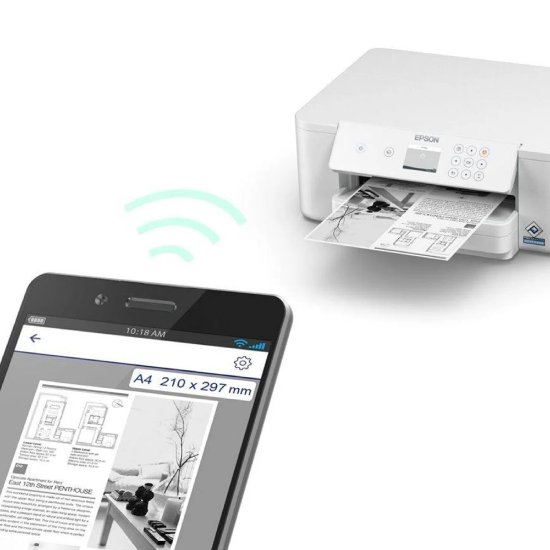 Tiskalnik EPSON WorkForce Pro WF-M4119DW, 4800dpi, USB, LAN, WiFi, beli + Skener Epson WorkForce DS-1630, 1200dpi, USB 3.0