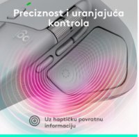 Miška LOGITECH MX Master 4, optična, brezžična, BT, bela