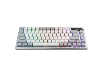 Tipkovnica ASUS ROG Azoth, RGB, mehanska, ROG NX Red stikala, brezžična, US razporeditev, bela, USB