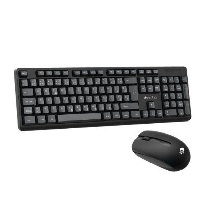 Tipkovnica + miška OCTIO KM101U, črni, USB