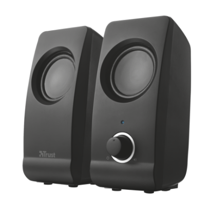 Zvočniki TRUST Remo, 2.0, 8W, črni