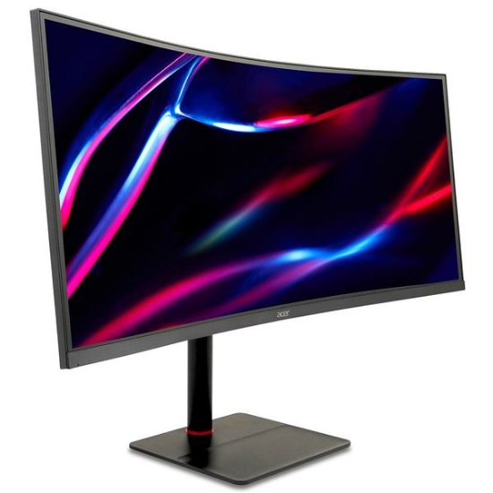 Monitor 34" ACER Nitro XV345CURVBMIPHUZX UM.CX5EE.V05, UWQHD, VA, 165Hz, 1ms, 300 cd/m2, FreeSync, ukrivljen, črn