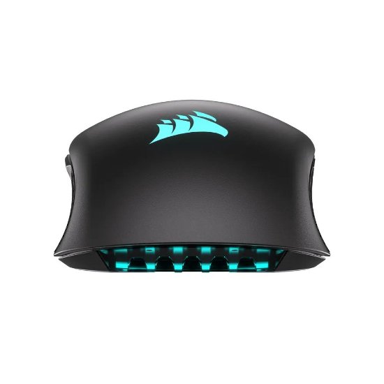 Miška CORSAIR Nightsabre Wireless, RGB, optična, brezžična, 26000dpi, črna