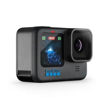 Športna digitalna kamera GOPRO HERO 12 Black, 5.3K60/4K120/2.7K240, 27 MP, zaslon na dotik, glasovno upravljanje, HyperSmooth 6.0, GPS