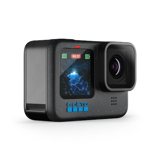 Športna digitalna kamera GOPRO HERO 12 Black, 5.3K60/4K120/2.7K240, 27 MP, zaslon na dotik, glasovno upravljanje, HyperSmooth 6.0, GPS