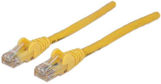 Kabel INTELLINET, patch CAT6, U/UTP, rumeni, 1m