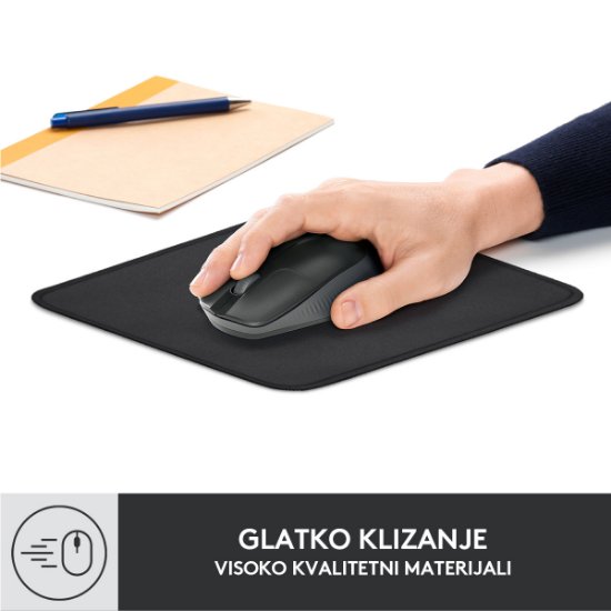 Podloga za miško, LOGITECH Studio, soft, črna