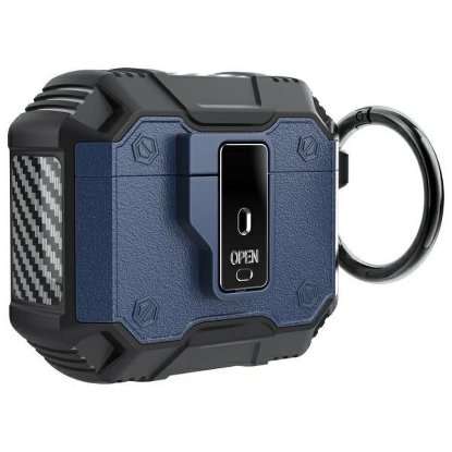 Ovitek za slušalke BELINE AirPods Click Cover, za APPLE AirPods 4, moder