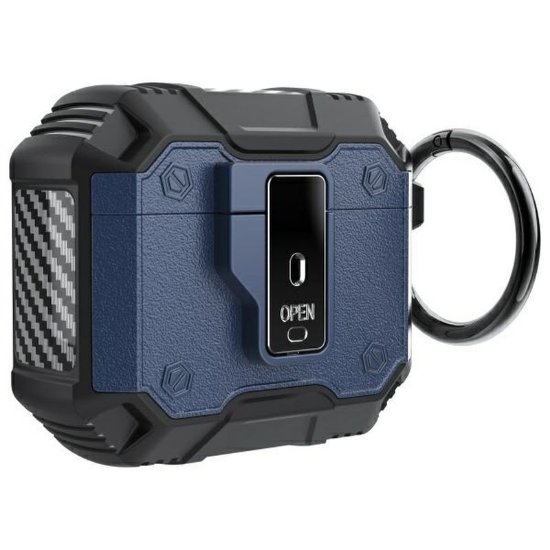 Ovitek za slušalke BELINE AirPods Click Cover, za APPLE AirPods 4, moder