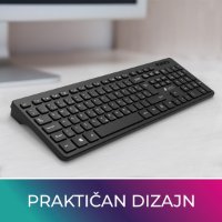 OCTIO Pro K350U žična tipkovnica (USB), črna