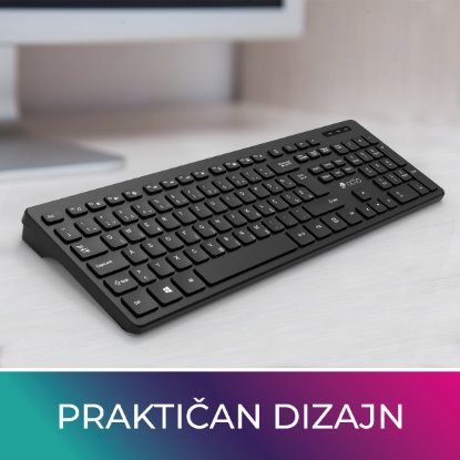 OCTIO Pro K350U žična tipkovnica (USB), črna