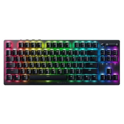 Tipkovnica RAZER Deathstalker V2 Pro Tenkeyless, bežična, mehanička, Red Linear Switch, RGB, US, črna