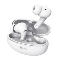 slušalke TRUST Yavi Earbuds, in-ear, ENC, brezžične, bele
