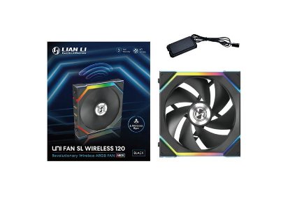 Ventilator LIAN LI UNI FAN SL Wireless, ARGB, 120mm PWM, črni