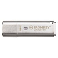 USB pomnilnik 3.2 FLASH DRIVE, 32GB, KINGSTON IronKey Locker+ 50, IKLP50/32GB, siv