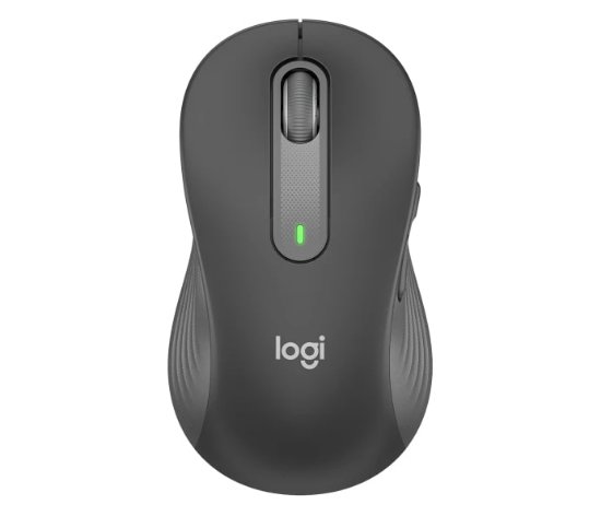 Miška LOGITECH M650 L, za levičarje, brezžična, optična, 4000dpi, USB, BT, črna