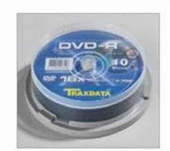 Medij DVD-R TRAXDATA 16x, 4.7GB, spindle 10 kosov
