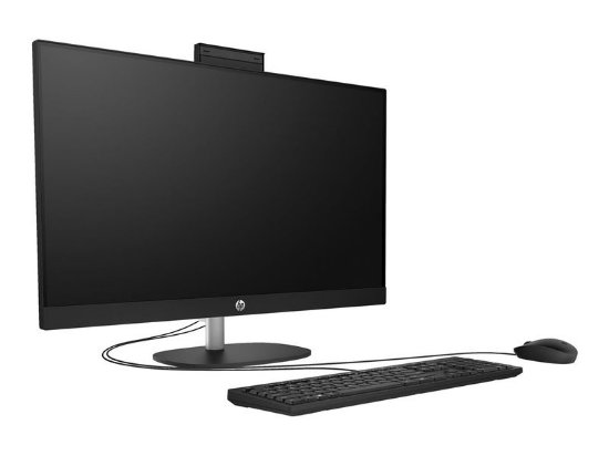 Računalnik AiO HP  27-cr0045ny / 27" FHD IPS, Core i5 1335U, 16GB, 512GB SSD, Intel HD Graphics, WiFi, tipkovnica, miš, brez OS, črno