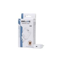 Polnilec BELINE BLNCW30 GaN, 30W, PD3.0, USB-C, beli