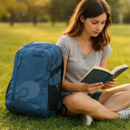 Nahrbtik za prenosnik OCTIO Link 15.6" moder