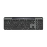 Tipkovnica LOGITECH Signature Slim Solar+, brezžična, bluetooth, črna