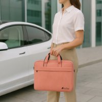 Torbica za prenosni računalnik OCTIO Ascend, 15,6", roza