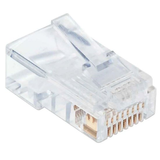 UTP konektor INTELLINET CAT5e RJ45 Pro Line, trojni zobčasti terminal, 100 kosov