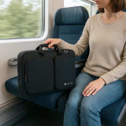 Torba za prenosnik  OCTIO Elevate, 15.6", črna