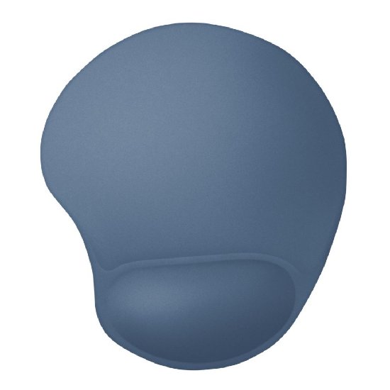 Podloga za miško TRUST BigFoot, s penasto izboklino za zapestje, jekleno modra