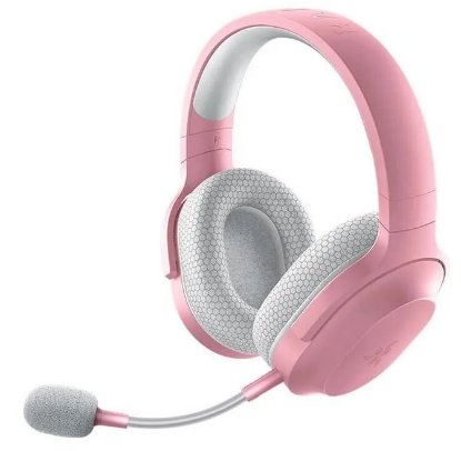 slušalke RAZER Barracuda X Wireless (2022), brezžične, Bluetooth, WiFi, Quartz Pink