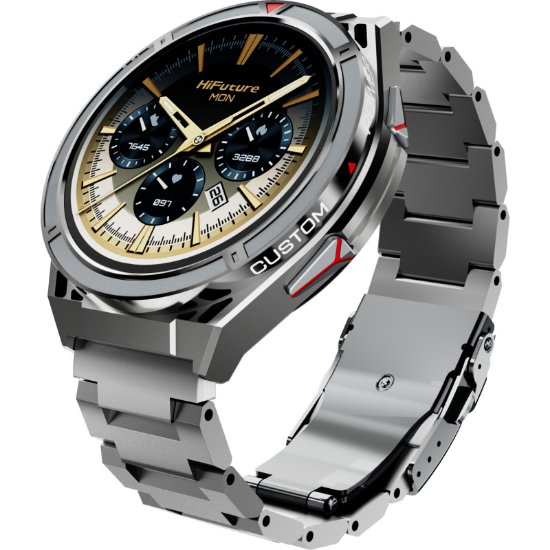 Pametna ura HIFUTURE Active, Pametna obvestila, titanium